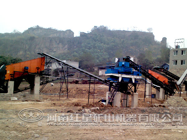 干法制砂生產線現場 干法制砂生產線現場