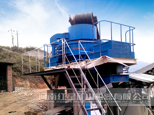 制砂生產線作業(yè)現(xiàn)場