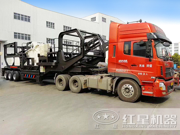 移動碎煤機發貨 移動碎煤機發貨