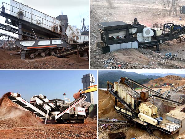 建筑垃圾生產線作業現場 建筑垃圾生產線作業現場