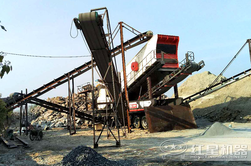 移動制砂生產現場 移動制砂生產現場