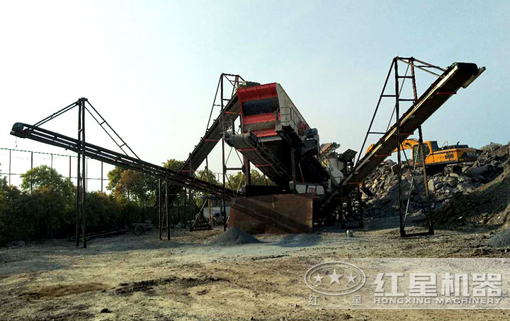 移動破碎生產(chǎn)線