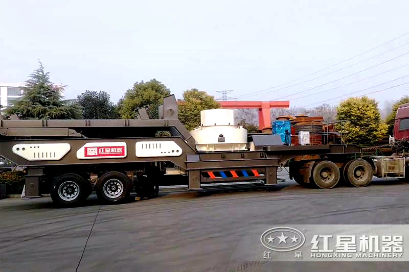 移動式鵝卵石磨砂機設備實拍 移動式鵝卵石磨砂機設備實拍