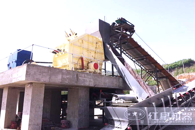 固定式碎石機(jī)客戶(hù)現(xiàn)場(chǎng)，可到場(chǎng)參觀