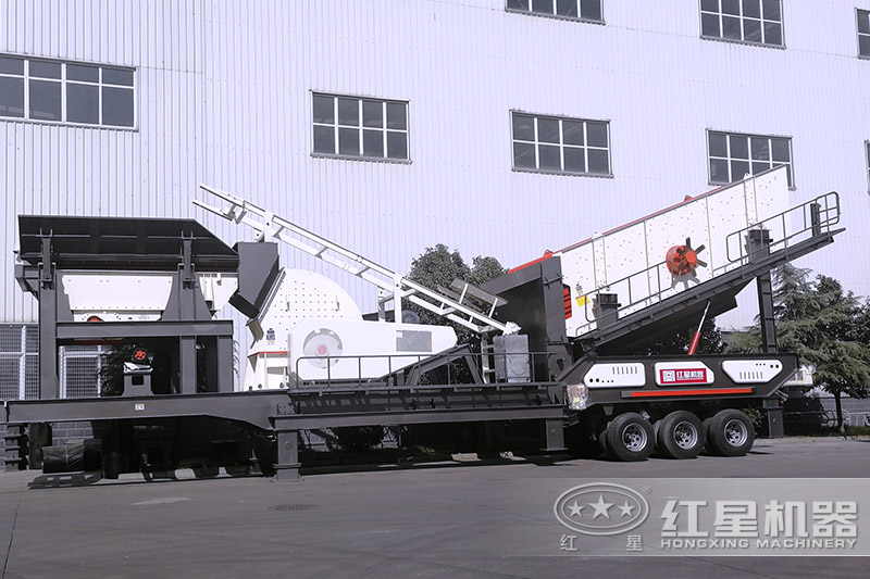 移動式鵝卵石破碎制砂機 移動式鵝卵石破碎制砂機