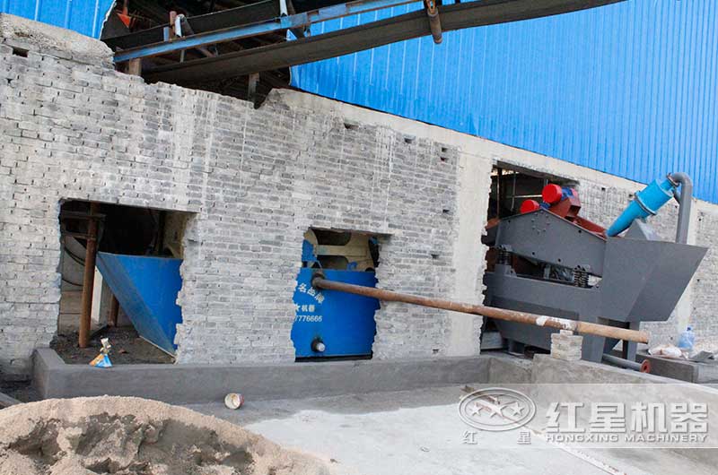 洗砂機(jī)現(xiàn)場